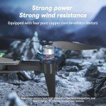 HYTOBP GPS Drone with 4K Camera for Adults, S166 Drone Under 249g 5GHz Transmission 3 Batteries, 90° Adjustable Lens, Auto Return, Follow Me, Brushless Motor Drones for Adults and Beginners