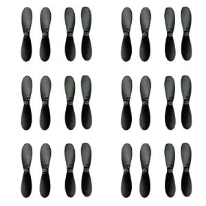 skrnrhrery Mini Propeller, Suitable for RC Aircraft Special Nylon Props Central axis 0.8MM Blade Length 46/42/37/MM Positive and Negative AB propellers Mini Quadcopter Accessories (42mm)