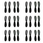 skrnrhrery Mini Propeller, Suitable for RC Aircraft Special Nylon Props Central axis 0.8MM Blade Length 46/42/37/MM Positive and Negative AB propellers Mini Quadcopter Accessories (42mm)
