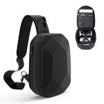 JSVER Carrying Case For DJI Mini Waterproof Shockproof Backpack Case Compatible with DJI Mini/Air/Mavic 1/AVATA Remote & Smart Controller, Propellers, Battery and Accessories
