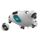 【2024 New】FIFISH V-EVO 4K60FPS Underwater Drone with Robotic Arm, with Removable SD Card, QYSEA AI Vision Lock 360° Omnidirectional Movement Underwater ROV with Depth Hold, Portable Robot with VR Control