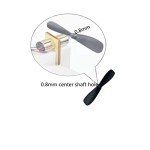 skrnrhrery Mini Propeller, Suitable for RC Aircraft Special Nylon Props Central axis 0.8MM Blade Length 46/42/37/MM Positive and Negative AB propellers Mini Quadcopter Accessories (42mm)