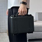 T TOVIA Protective Storage Box with Foam, Waterproof & Shockproof Protector Hard Case for Drones, Camera,Equipments, Tool, 9.8 ”x7.9”x3”，Black