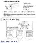 Blomiky 28.86Wh 11.1V 3S 2600mAh Li-Po Rechargeable Battery and Charger Cable Compatible with Bwine F7GB2 F7 75 Mins 9800FT SJRC F7 F7S RC Quadcopter Drone / F7 Battery