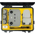 Judunmsk Waterproof Hard Case - Compact Portable Carrying Case for DJI Mini 2 SE/4K/Mini 2 Fly More Combo