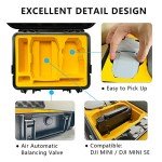 Judunmsk Waterproof Hard Case - Compact Portable Carrying Case for DJI Mini 2 SE/4K/Mini 2 Fly More Combo