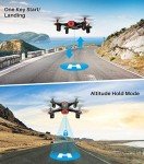 Syma X400 Mini Drone with Camera for Adults & Kids HD Wifi FPV Quadcopter with App Control, Altitude Hold, 3D Flip, One Key Function, Headless Mode, 2 Batteries, Easy to Fly for Beginners