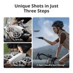 DJI Neo Three-Battery Combo, Mini Drone with 4K UHD Camera for Adults, 135g Self Flying Drone that Follows You, Palm Takeoff, Subject Tracking, QuickShots, Stabilized Video (Controller-Free)