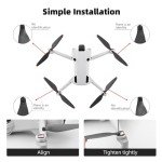 16Pcs Mini 4 Pro/Mini 3 Pro Propellers,For DJI Mini 4 Pro/Mini 3 Pro Accessories Quick-Release Replacement Blades Props Wings