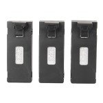 Bewinner 3PCS 3.7V 2600mAh LiPo Battery, High Battery Capacity, Rechargeable Quadcopter Drone Lithium Batter for E88max E99max P8 a15, Mini Drone Battery Spare Parts