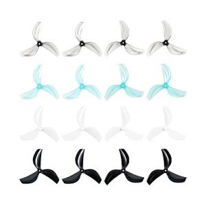 BETAFPV Gemfan 16pcs 45mm 3-Blade Whoop Drone Propeller with 1.5mm Shaft Hole Compatible for FPV Racing Like Meteor75 Pro 1S FPV Whoop Drone Quadcopter