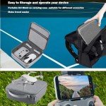 Busfose Carrying Case for DJI Mini 4K/Mini 2 SE, Hard Shell Storage Bag Portable Travel Box