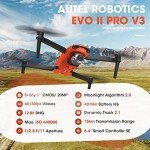 Autel Robotics EVO 2 Pro V3: Son-y 1" CMOS Sensor & 6K HDR Video, Moonlight Algorithm 2.0, Max ISO 44000,12-Bit DNG, 6.4" Smart Controller SE,15KM Transmission, 360° Obstacle Avoidance, 40 Minutes