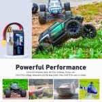 Zeee 4S Lipo Battery 1500mAh 14.8V 120C Graphene Battery with XT60 Plug for FPV Drone Quadcopter Helicopter Airplane RC Boat RC Car RC Models(2 Pack)