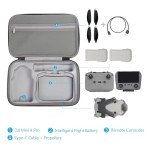 JSVER Carrying Case for DJI Mini 4 Pro EVA Hard Shell Protective Case for DJI Mini 4 Pro/Mini 3/Mini 3 Pro Travel Bag for Mini 4 Pro Fly More Combo Accessories Drone Case (DJI RC-2/RC-N2 Controller)