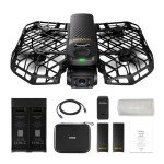 HOVERAir X1 PROMAX 8K Action Flying Camera, Foldable Drone with Camera with 42 KM/H Follow Speed, 10+ Fully Automatic Flight Modes, Fly Anywhere with OmniTerrain, SmoothCapture 2.0(Bacis Combo)