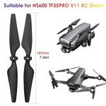 MOONZON 12PCS Propeller Suitable for HS600 TF35 PRO V11 Brushless Four Axis Aircraft Blade Aerial Photography Remote Control Drone Wing Blades Accessories