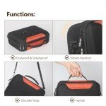 JSVER Hard Travel Case for DJI Mini 4/Mini 3 Pro, Carrying Case for DJI RC/RC-N2, Remote Controller, Batteries, Propellers and Accessories