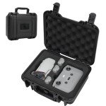 HOPELJ Waterproof Hard Case for DJI Mini 4K/2, Shock Absorbing and Pressure Resistant Carrying Case for DJI Mini 4K/2 Drone, Controller, Battery and Battery Charger