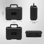 HOPELJ Waterproof Hard Case for DJI Mini 4K/2, Shock Absorbing and Pressure Resistant Carrying Case for DJI Mini 4K/2 Drone, Controller, Battery and Battery Charger