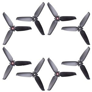 DJI FPV Drone 5328 Propellers 3-Blades Props Low Noise Quick-Release Upgrade Replacement Accessories (8pcs - 4CW 4CCW, Black)