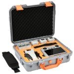 keketoha Hard Case for DJI Mini 3 Pro/3/Mini 4 Pro, Waterproof Pressure Resistant Carrying Case Accessories - Fits Latest for DJI RC (Included Neck Strap)