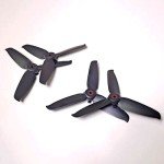DJI FPV Drone 5328 Propellers 3-Blades Props Low Noise Quick-Release Upgrade Replacement Accessories (8pcs - 4CW 4CCW, Black)
