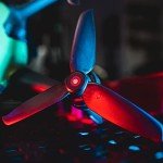 DJI FPV Drone 5328 Propellers 3-Blades Props Low Noise Quick-Release Upgrade Replacement Accessories (8pcs - 4CW 4CCW, Black)