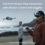 DJI Air 3 (DJI RC-N2), Drone with Medium Tele & Wide-Angle Dual Primary Cameras, 46-Min Max Flight Time, Omnidirectional Obstacle Sensing, 48MP Photos, 4K/60fps HDR, Compliance with FAA Remote ID