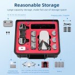 HeiyRC Mini 2 SE 4K Case, Waterproof Carrying Hard Case Hardshell Portable Travel Box for DJI Mavic Mini 2 SE/Mini 4K/Mini 2 Fly More Combo for Specta Drone Accessories
