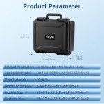 HeiyRC Mini 2 SE 4K Case, Waterproof Carrying Hard Case Hardshell Portable Travel Box for DJI Mavic Mini 2 SE/Mini 4K/Mini 2 Fly More Combo for Specta Drone Accessories