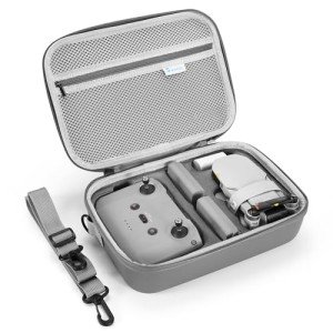Skyreat Mini 4K/2 SE Drone Case, Portable Leather PU Case with Shoulder Strap, Handle and Propeller Holders
