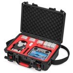 STARTRC PHOTO Mini 4 Pro/3 Case,Portable Hard Waterproof Case for DJI Mini 4 Pro/Mini 3/Mini 3 Pro /RC2/RC Controller/7 Battery/Othter Accessories