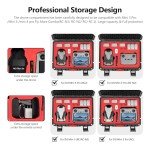 STARTRC PHOTO Mini 4 Pro/3 Case,Portable Hard Waterproof Case for DJI Mini 4 Pro/Mini 3/Mini 3 Pro /RC2/RC Controller/7 Battery/Othter Accessories