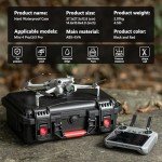 STARTRC PHOTO Mini 4 Pro/3 Case,Portable Hard Waterproof Case for DJI Mini 4 Pro/Mini 3/Mini 3 Pro /RC2/RC Controller/7 Battery/Othter Accessories