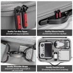 STARTRC Waterproof Case for DJI Mini 4 Pro/Mini 3/Mini 3 Pro Case Accessories,Portable Travel Bag for DJI Mini 4 Pro/Mini 3 Series Fly More Combo(for DJI RC/RC2 Controller)