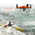 SwellPro FD3 Fisherman Fishing Drone - 4.4LBS Payload, 1.3KM Range, Auto Drop & Return, IP67 Waterproof, 4K Camera, Advanced Set for Adults