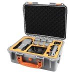 YETEETH Hard Case for DJI Air 3S Air 3, Waterproof Pressure Resistant Carrying Case for DJI Air 3S/3 Accessories - Fits for RC 2/RC-N2/RC-N3 (Grey)