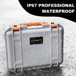 YETEETH Hard Case for DJI Air 3S Air 3, Waterproof Pressure Resistant Carrying Case for DJI Air 3S/3 Accessories - Fits for RC 2/RC-N2/RC-N3 (Grey)