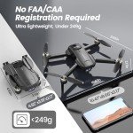 WeFone Drones with Camera for Adults 4k, WF31 GPS RC Drone FPV Foldable Quadcopter for Beginner with Brushless Motor, 5G Wi-Fi Transmission, Auto Return, Follow Me, Waypoints, 50 Min Flight Time