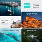 DJI Mini 4 Pro Folding Drone with RC 2 Remote (With Screen) Fly More Combo Plus, 4K HDR Video Camera for Adults, Under 249g,Omnidirectional Sensing, 3 Plus Batteries Bundle with Deco Gear Accessories