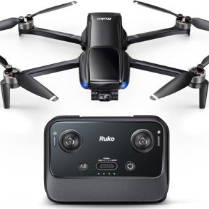 Ruko U11MINI 4K, Drones with Camera for Adults 4K Video 8K Photo, Under 249g, 3-Axis Gimbal EIS, 96 Min Flight Time, 20000ft FPV Transmission Professional Drone, AI Takeoff/Landing, Auto Return, GPS with Beeper, Beginner Friendly