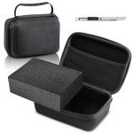 Relaxweex EVA Hard Case with Foam Protective Hard Case EVA Shockproof Outdoor for Storage of Drones, Digital Products, Electronic Instruments with Knife(6.7 x 4.7 x 3 Inch)