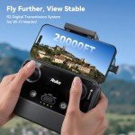 Ruko U11MINI 4K, Drones with Camera for Adults 4K Video 8K Photo, Under 249g, 3-Axis Gimbal EIS, 96 Min Flight Time, 20000ft FPV Transmission Professional Drone, AI Takeoff/Landing, Auto Return, GPS with Beeper, Beginner Friendly