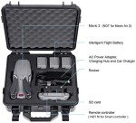 Smatree 13.4L Hard Carrying Case Compatible for DJI Mavic 2 Pro/Mavic 2 Zoom Fly More Combo(Upgrade Edition), Waterproof Hard Case for DJI mavic 2 pro/Zoom and Accessorie(Not fit for Smart Controller)