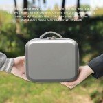WOKEMA Father&I Drone 4K Mini / 2SE/2 Combo Accessories Only (Carry-ing) Protective Case Hard Storage Organizer Bag Holder for DJi Mini 4K / 2SE/2 Crossbody &Two Way Zipper, Grey (NOT Silicone)
