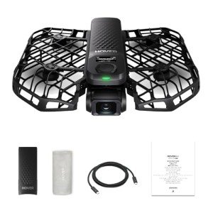 HOVERAir X1 PRO 4K Action Flying Camera, Foldable Drone with Camera with 42 KM/H Follow Speed, 10+ Fully Automatic Flight Modes, Fly Anywhere with OmniTerrain, SmoothCapture 2.0(Standard)