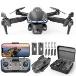 X-shop Drone with Camera for Kids & Adults, 1080P HD Mini FPV Drones with Altitude Hold, One-Key Take Off/Landing, Headless Mode, 360° Flips, Speed Adjustment, Toys Gifts for Boys Girls, Beginner
