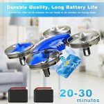 Oddire Mini Drone for Adults, Drones & Cars 2 in 1 Toy with One Key Take Off-Landing, Altitude Hold, Headless Mode, 360° flip, Car Mode, 2 Batteries,