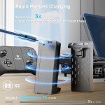 PLEGBLE Drone with Camera 4K for Kids Adults, Brushless Motor Mini Foldable RC Drones with Propeller Guards for Beginners, One Key Take Off/Land, Voice Control, Anti-Lost Alarm, Gift Toys for Men Boys